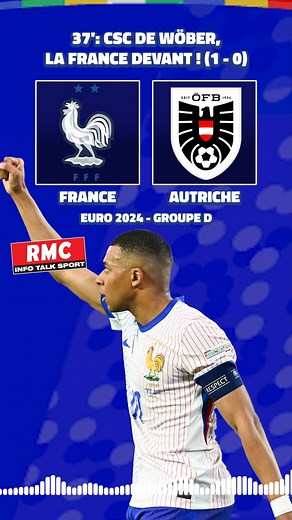 58K views · 1.6K reactions |  Quand Jano nous régale sur le CSC de Wober qui permet à la France de mener 1-0 !! #autriche #france #csc #mbappe #griezmann #wober #csc | RMC Sport | Facebook