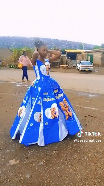 Creative Runway Models Showcase Recycled Fashion