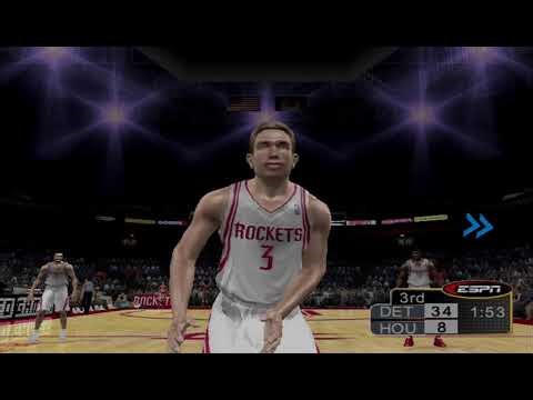 ESPN NBA 2K5: Detroit Pistons (Me) vs. Houston Rockets