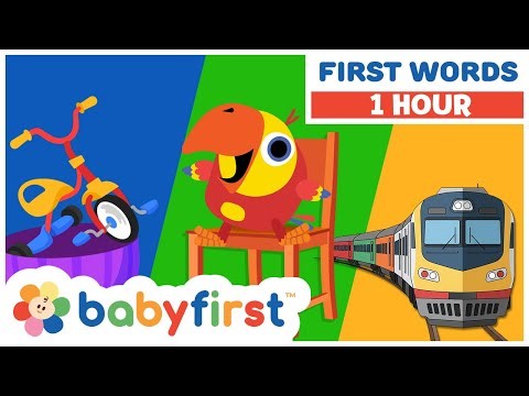 Toddler Vocabulary | Larry's Vehicle Adventure | ABC's & New Words for Kids | BabyFirst TV