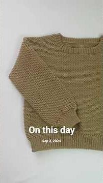 Easy linen stitch crochet sweater tutorial
