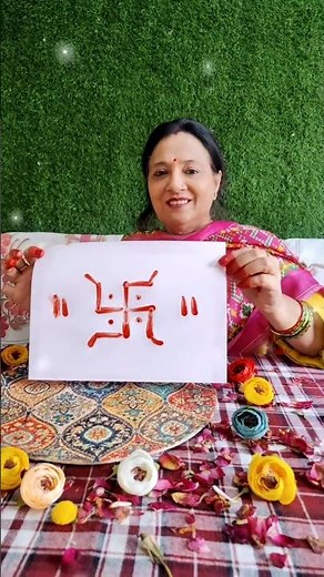 Sahi Tarika Se SWASTIK Kaise Banate Hai? How to make Swastik Correctly #trending #diy #navratri