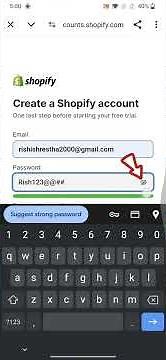 How to Sign up of Your Shopify Account? Create a Shopify Account on Android 2024