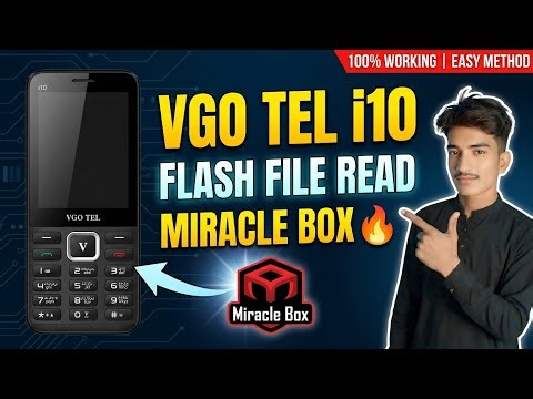 VGO Tel i10 Flash File Read with Miracle Box | 100% Working Method