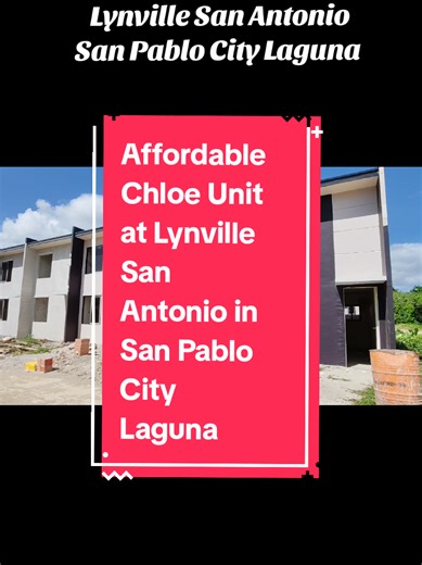 Affordable House and Lot na pasok sa 4PH PROGRAM sa Pag Ibig Financing message now for more details & computation📲09994065622 #4phpagibig #sanpablocitylaguna #firsttimehomebuyers #lynvilleresidences
