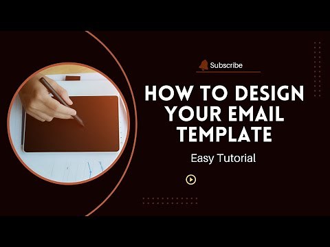 How to Create Email Templates in web mail | how to design an email