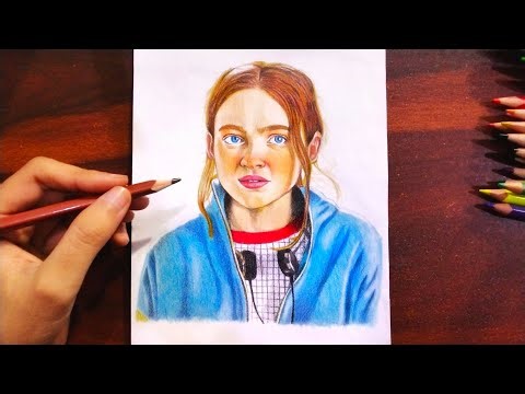 DRAWING Max Mayfield✨ (Stranger Things) - Colour Pencil Drawing 
