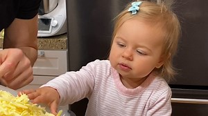 Rose & I made egg bites for breakfast...and daddy made a mess! RECIPE: https://www.flavcity.com/keto-breakfast-egg-bites/ | BobbyParrish