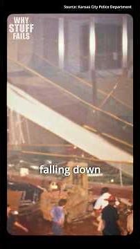 Falling Skywalks. Hyatt Regency disaster. #architecture #fail #engineering