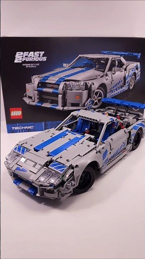 LEGO Technic Toyota Supra MK4 MOC (42210)[1129 pcs] Alternate Build for Nissan Skyline GT-R Review
