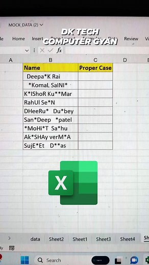 61K views · 562 reactions | Convert Messy Data Into Proper Case In Excel #Proper #Trim Function In Excel #shorts #excelshorts #msexceltricks #exeltricks #exel #computer #exceltricks #exceltipsandtricks #amazingexceltrick #excelformulatips #dktechcomputergyan | DK TECH Computer GYAN | Facebook