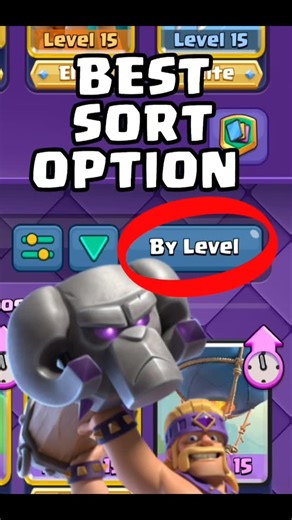 Hussain Hezo on Instagram: "Ranking sort options in clash royale #clashroyale #viral #sort #cards #f2p"