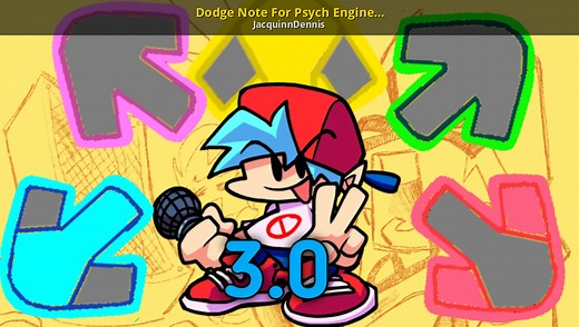 Dodge Note For Psych Engine (3.0) Modding Tool for Friday Night Funkin' | FNF Modding Tools