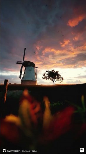 Moinho Animado - Feito no Twinmotion.