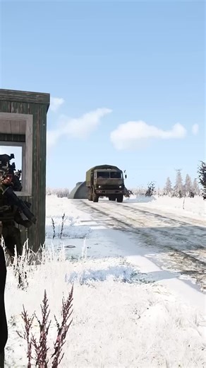 Samochód ciężarowy w akcji - Polskie wojsko