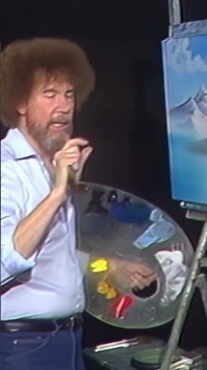 Bob Ross shows you how to give your painting depth #paintlikebobross #bobross #painting