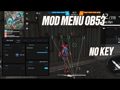 Hack FF OB53 | No Key Mod Menu Android Auto Headshot Mới Nhất, Aimbot, Định Vị ESP, Antiban 100%