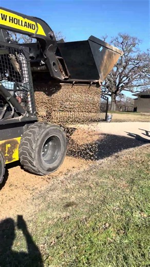 Chip Seal #asmr #asphaltpavement #smoothment #farming #asphaltconcrete #construction #news
