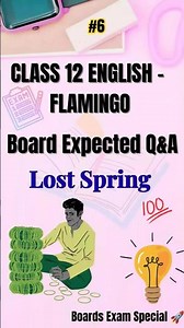 🧠 99% Students Don’t Know This Answer! | #6 Lost Spring | Class 12 English | #shorts