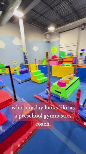 ive been a gymnastics coach for a little over a year now, alongside nannying, & i wouldn’t change it for the world❤️ #gymnastics #coach #preschool