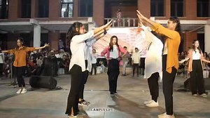 15K views · 434 reactions | Girls Flash Mob❤️ | Campus Life | Facebook