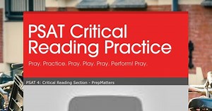 PSAT Critical Reading Practice