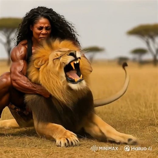 Muscle Lioness | I am the Queen #shorts #musclewomen #femaleempowerment #ai