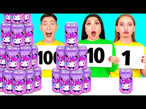 100 Layers of Food Challenge | Crazy Hacks and Recipes by TeenChallenge