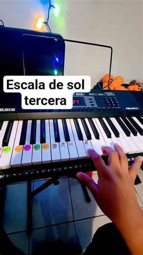 escala de sol tercera tutorial