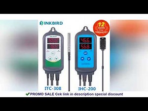 INKBIRD Combo Set Pre-wired Digital Dural Stage Humidity Controller IHC200 and Heating Cooling Tempe