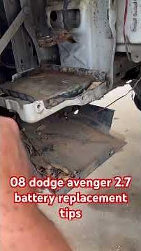 2008-2014 Dodge avenger battery removal tip #dralatinoone #autoservices2you #diy #fix #cartok