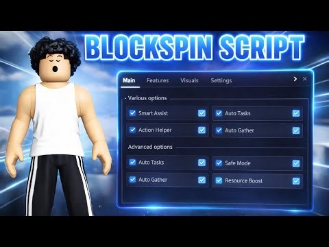 BEST BlockSpin Script PASTEBIN ( Aimbot, Gun Spawner, Auto Farm, & More ) *NO KEY* | Mobile & PC