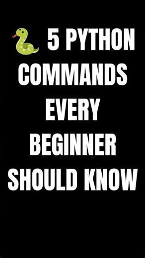 Python Commands Data Analysts Use Every Day 🚀 #coding #programming #python #shorts