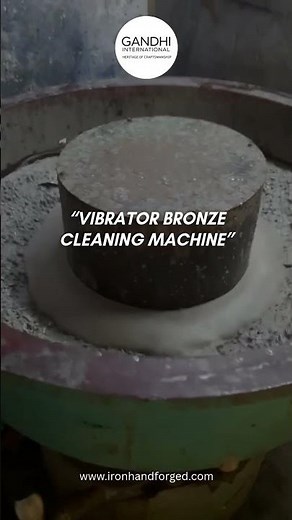 Vibrator Bronze Cleaning Machine | Fast & Efficient Metal Cleaning Demo