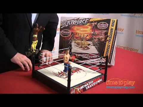 WWE FlexForce Tornado Takedown Ring from Mattel