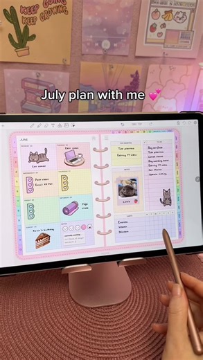 78K views · 2K reactions | Plan July on my Samsung tablet  I’m using Penly app on Samsung galaxy tab S9+ ✨ Full video is on my YT channel ✍️ ⁣⁣⁣⁣⁣⁣⁣#samsunggalaxy #GalaxyTabS9 #digitalplanner #digitalplanning #digitaljournal #digitaljournaling #penlyapp #SamsungGalaxyTab #samsungtablet #planwithme #androidapps #digitalnotes #DigitalNoteTaking | HappyDownloads | Facebook