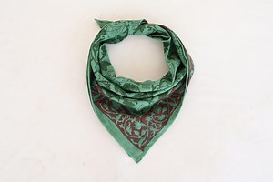 Handblock Print Cotton Bandana Scarf: Boho Paisley Headwrap | 100% Cotton Head Scarf | Boho Flower Print Kerchief | Eco Friendly Gift - Etsy