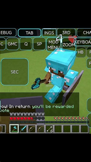 my mojo launcher pvp #minecraft #gaming #shorts