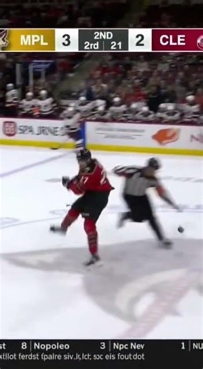 Clothelined by referee!