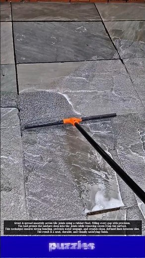 Perfect Tile Grouting Process That Looks So Satisfying!