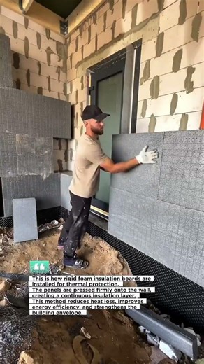 Installing Rigid Foam Insulation Boards Fast & Clean | #Construction #Insulation #Building