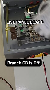 Termination of wire to a Live panel board Branch circuit breaker is off #electrician #control #power #technician #switch #wiring #engineering #fblifestyle #diy #electrical | Electricians Guide