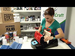 How to press a 11oz Coffee Mug in the Freesub P6800 Combination Mug Press