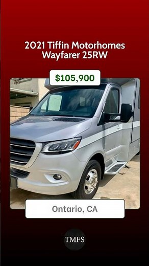 New Listings in All Tiffin RVs For Sale