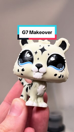 LPS Gen 7 Makeover: Transforming a Leopard with Blue and White Patches