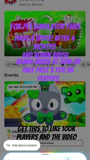 Admin abuse in pet sim 99!