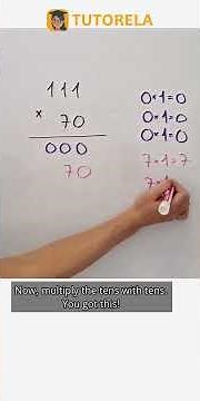 Mastering Long Multiplication: Solve 111 x 70 Step-by-Step #Math #ArithmeticOperations