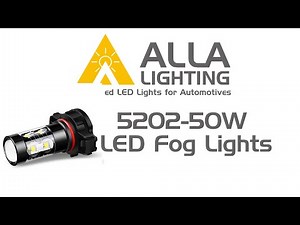 Install 5201 DRL 5202 PS19W PS24WFF LED Fog Lights Bulbs Replacement