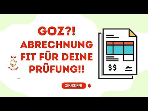 ZFA Prüfung FIT in Abrechnung GOZ/GOÄ Abrechnungsfall