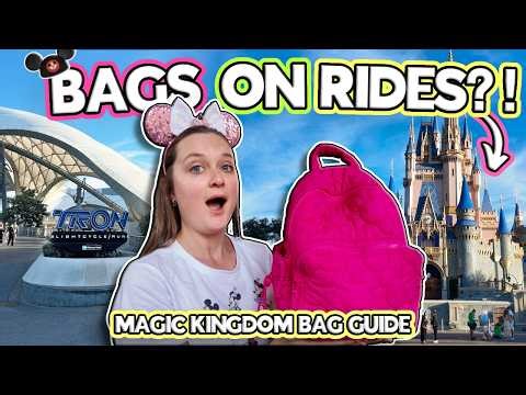Backpacks on Magic Kingdom RIDES?! (Disney World Park Bag Guide)